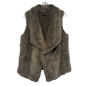 Maurice’s Open Front Faux Fur Sweater Vest